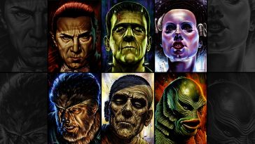 Artistic Renders of Classic Universal Monsters
