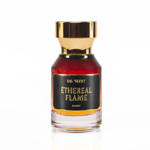 Perfume bottle of Ethereal Flame by 86 West.